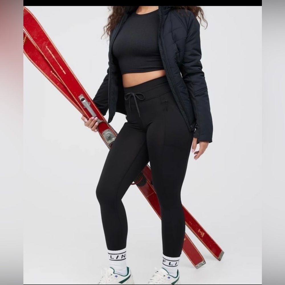 Offline by Aerie Women's Black Leggings